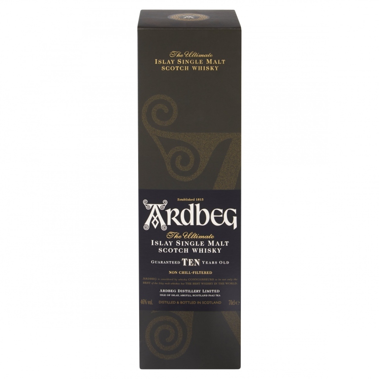 WHISKY ARDBEG 10 YEARS CL.70 AST.                 