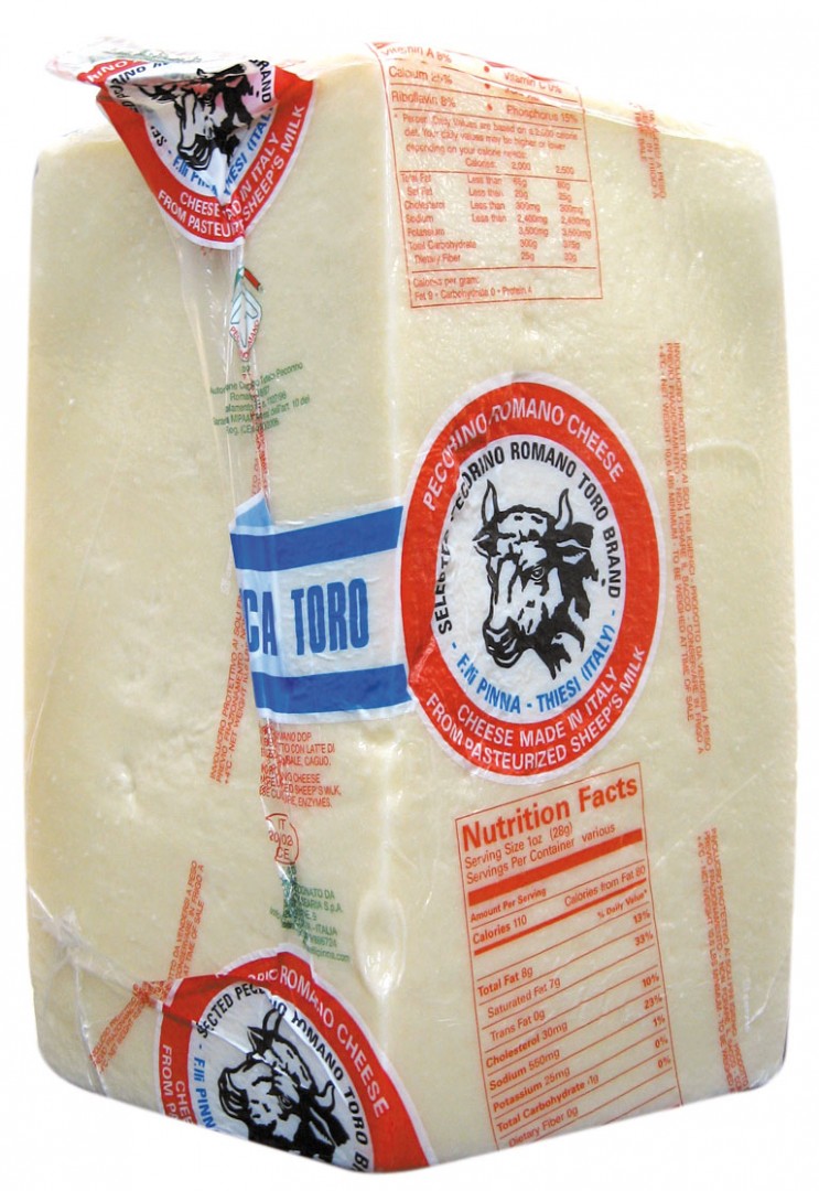 FORM.PEC.ROMANO CAPPATO 1/4 SV AL KG.TORO         