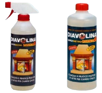 DIAVOLINA SUPERVETRO SPRAY+RICARICA ML.500+500    