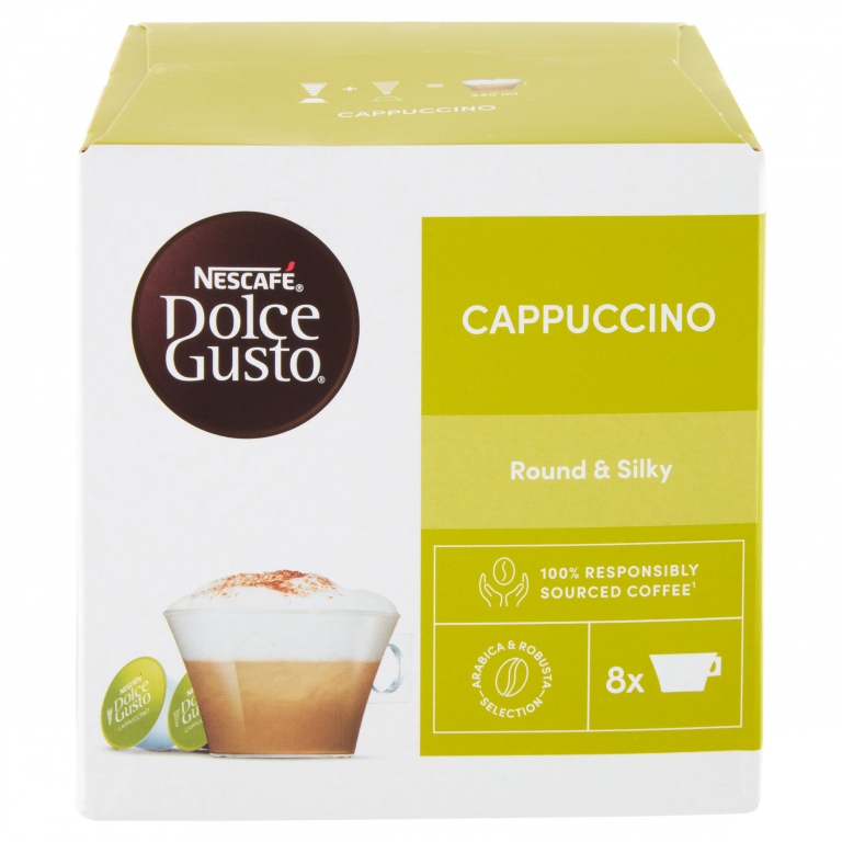 NESCAFE' DOLCEGUSTO CAPPUCCINO CAPS.GR200         