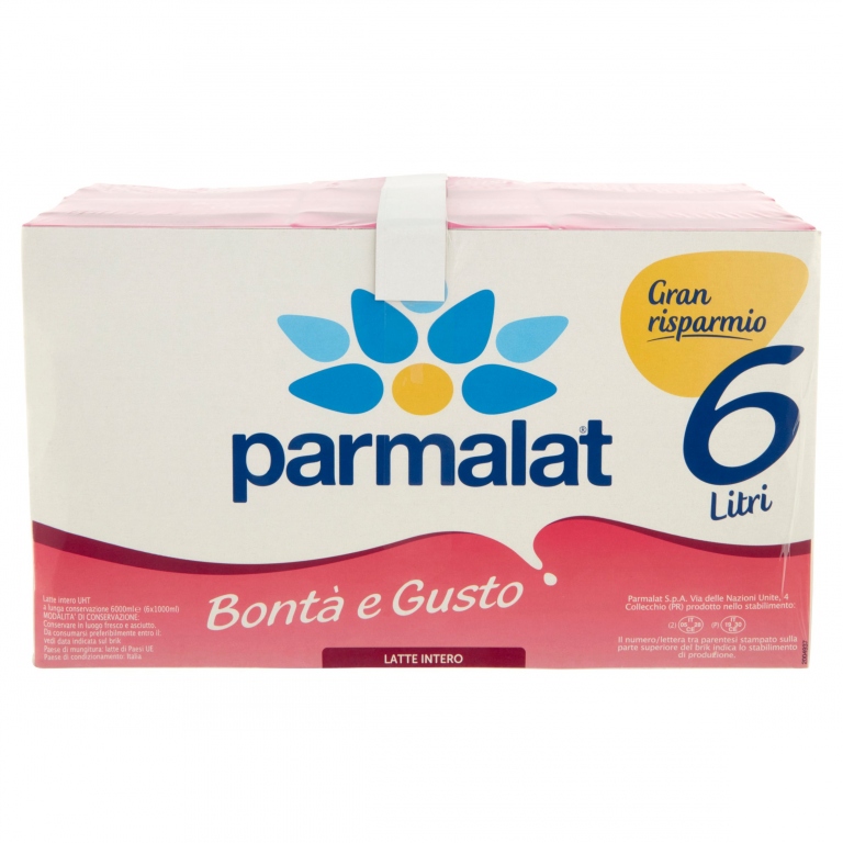 LATTE PARMALAT INTERO BK LT1X6 VALIG.             