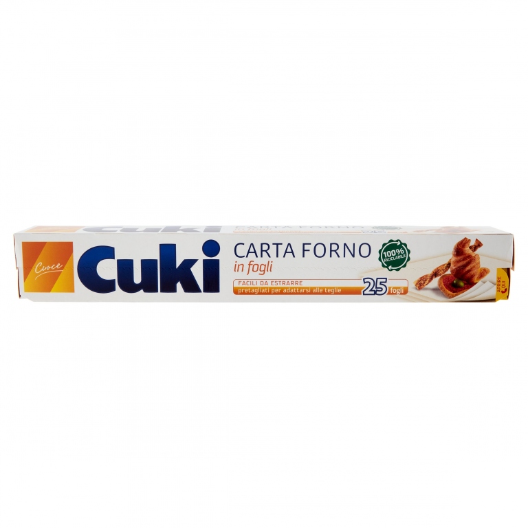 CARTA FORNO CUKI 25 FOGLI 33X38                   