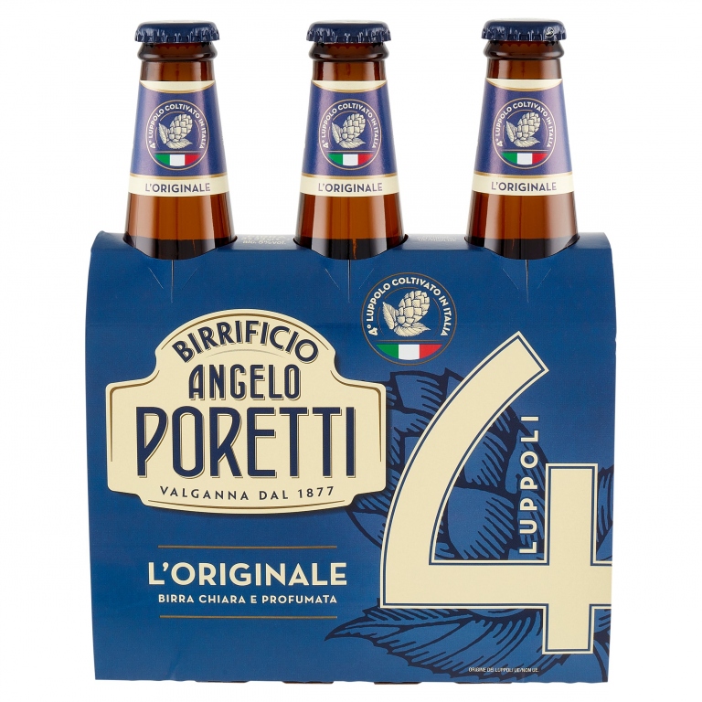 BIRRA PORETTI 4 LUPPOLI CL.33X3                   