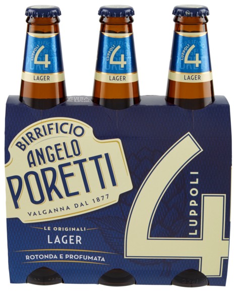 BIRRA PORETTI 4 LUPPOLI CL.33X3                   