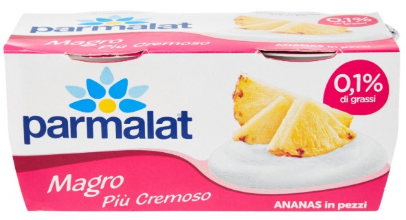 YOGURT PARMALAT 0,1% ANANAS GR.125X2 IN PEZZI     