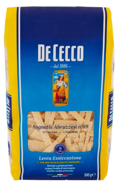 PASTA DE CECCO N.89 SAGNETTE GR500                