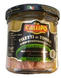 TONNO CALLIPO FILETTI GR.150 ORO O.OLIVA          