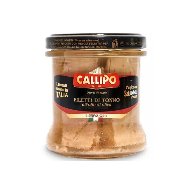 TONNO CALLIPO FILETTI GR.150 ORO O.OLIVA          