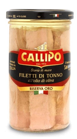 TONNO CALLIPO FILETTI GR.250 ORO O.OLIVA          