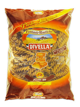 PASTA DIVELLA INTEGRALE FUSILLI GR.500            