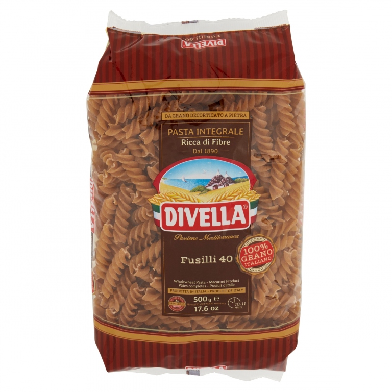 PASTA DIVELLA INTEGRALE FUSILLI GR.500            