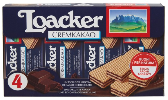 WAFER LOACKER CREMKAKAO GR.45X4                   