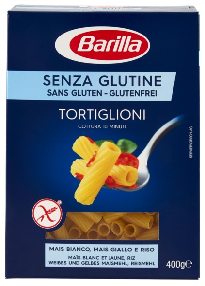 PASTA BARILLA S/GLUTINE TORTIG.GR.400             