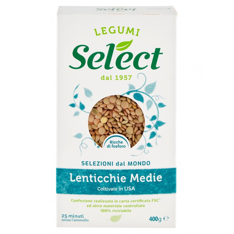 LENTICCHIE MEDIE SELECT AST.GR.400                