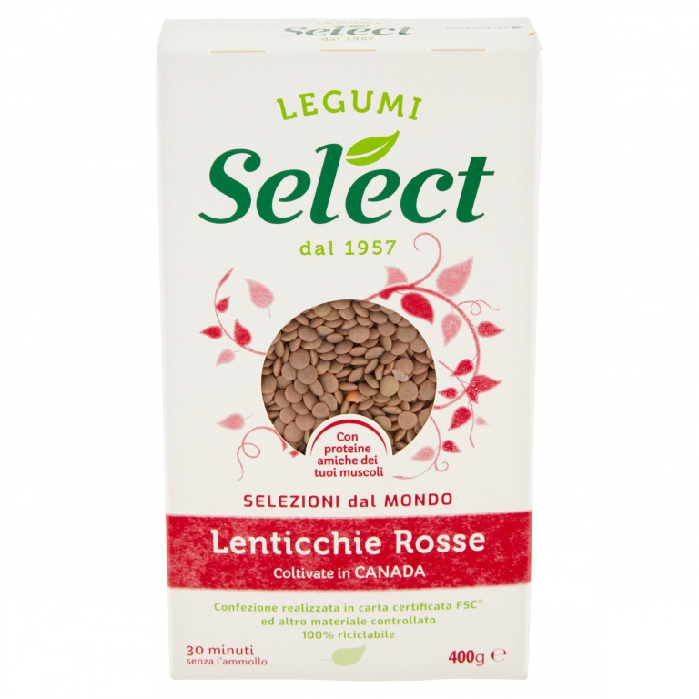 LENTICCHIE ROSSE SELECT AST.GR.400                
