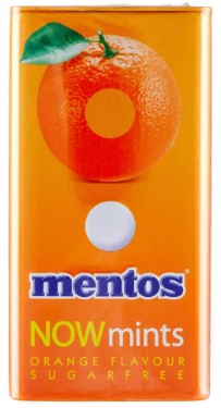 MENTOS NOW MINTS ORANGE X12                       