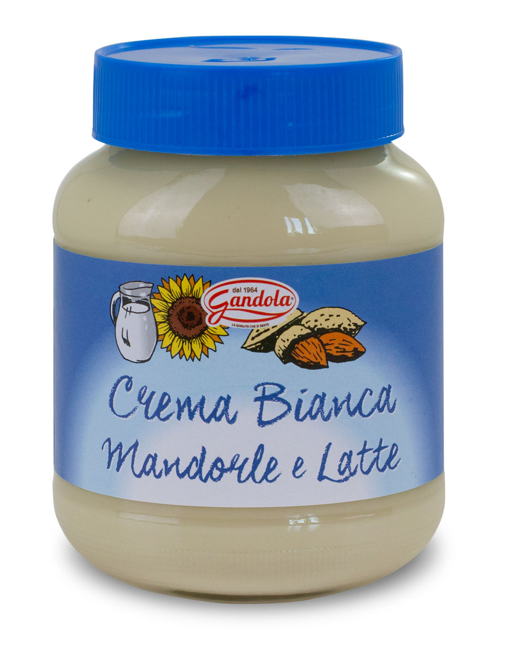 GANDOLA CREMA BIANCA MANDORLE GR350 VASO          