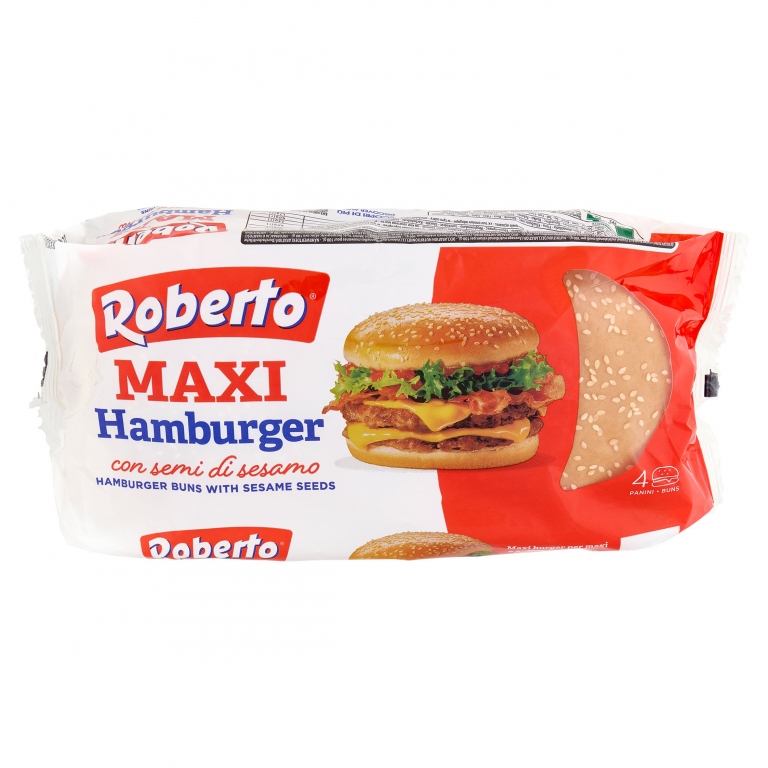 ROBERTO PANE MAXI HAMBURGER SESAMO GR.300         