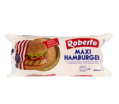 ROBERTO PANE MAXI HAMBURGER SESAMO GR.300         