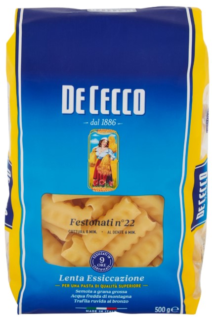 PASTA DE CECCO N.22 FESTONATI GR.500              