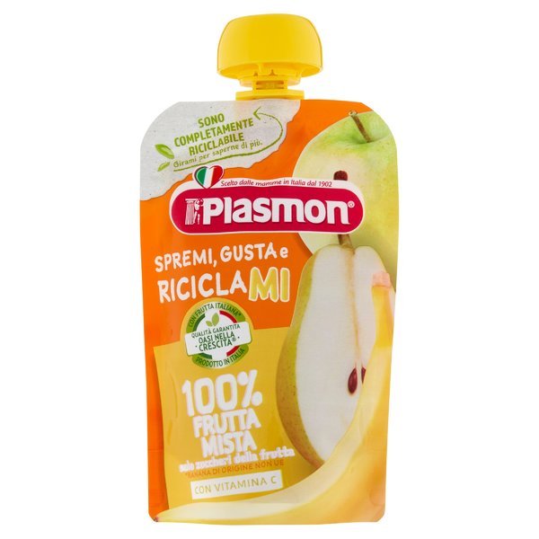 PLASMON SPREMI E GUSTA FRUTTA MISTA GR.100        