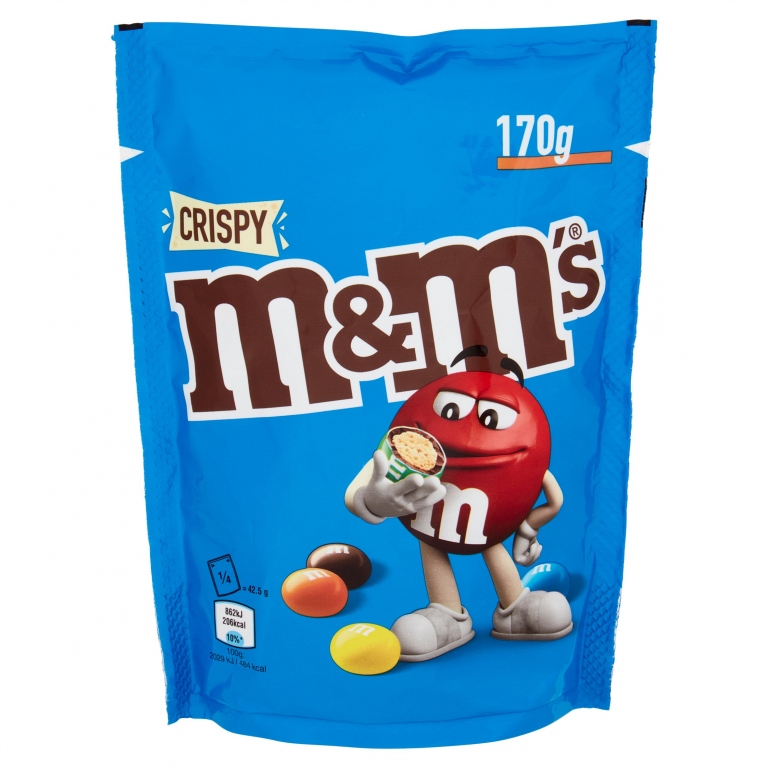 M&M'S CRISPY POUCH FAMILY GR.170                  