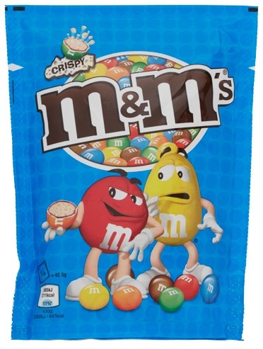 M&M'S CRISPY POUCH FAMILY GR.170                  