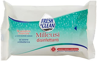 SALV.FRESH&CLEAN PZ.12 DISINFETTANTI PRESIDIO MEDI