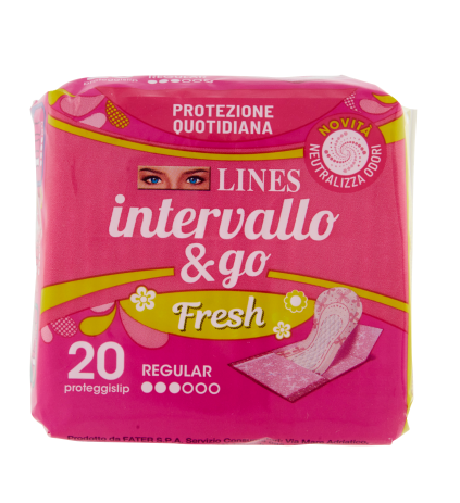 ASS.LINES INTERVALLO FRESH RIPIEGATO X20 P.SLIP   