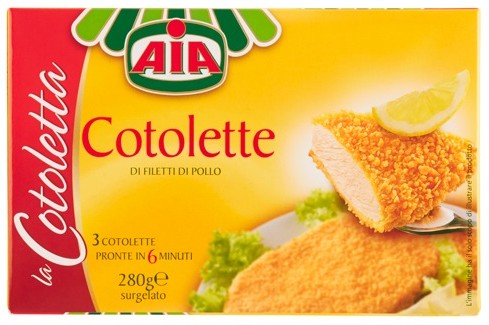 COTOLETTE DI FILETTI POLLO AIA GR.280             