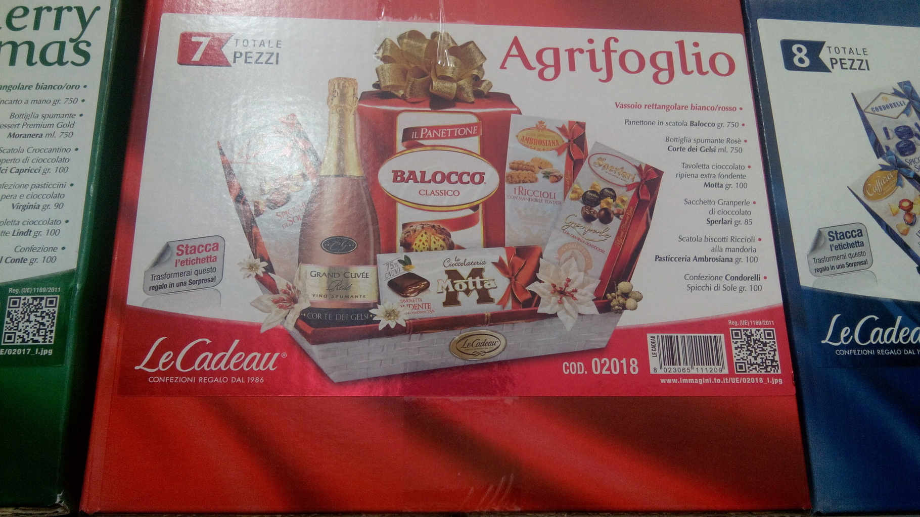 CONFEZ.CESTO LE CADEAU AGRIFOGLIO X7 PZ           