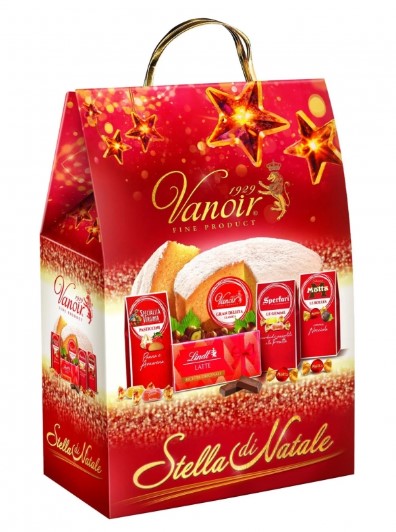 CONFEZ.LE CADEAU STELLA DI NATALE SHOPPER X5PZ    