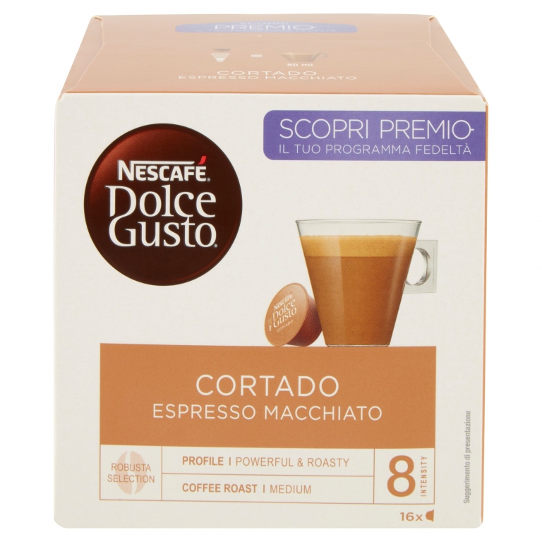 NESCAFE' DOLCEGUSTO ESPRESSO CORTADO X16 CAPS     