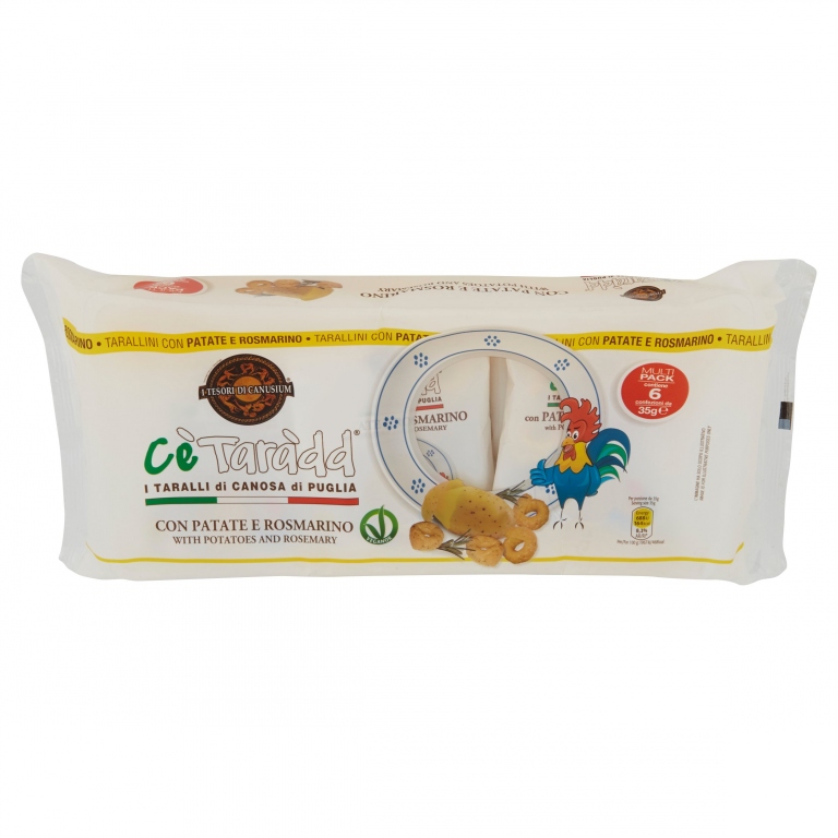 TARALLINI RACCONTI GRANO PATATE/ROS.MPK.GR.35X6   