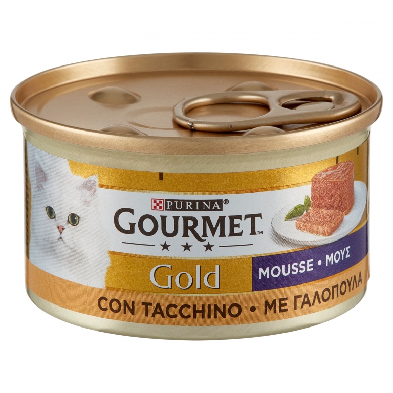 GOURMET GOLD MOUSSE GR.85 TACCHINO                