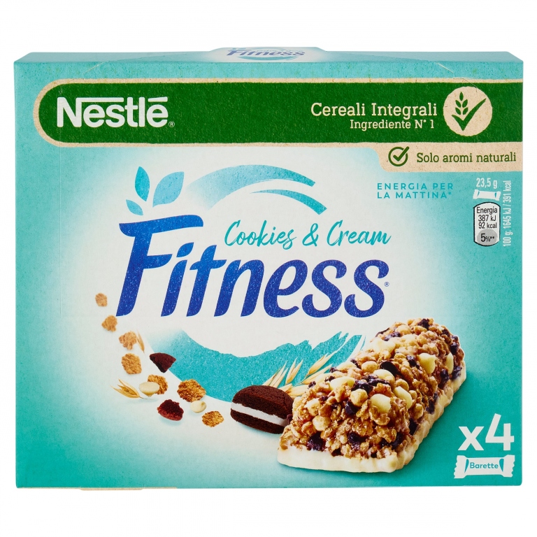 FITNESS BARR.COOKIES&CREAM GR.94(GR23,5X4)T.1,99  