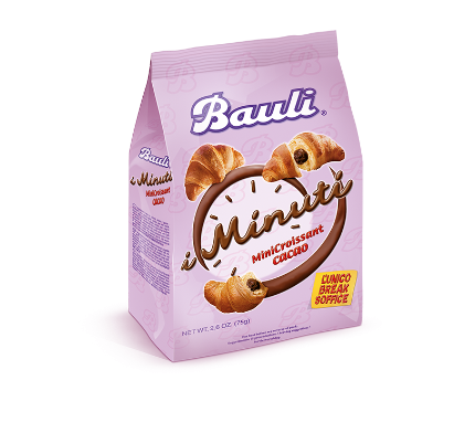 BAULI MINI CROISSANT CACAO GR.75                  