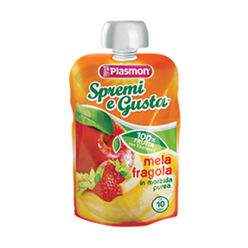 PLASMON SPREMI E GUSTA MELA/FRAGOLA GR.100        