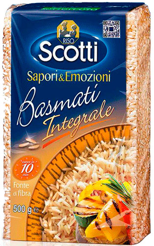 RISO SCOTTI BASMATI INTEGRALE GR.500              