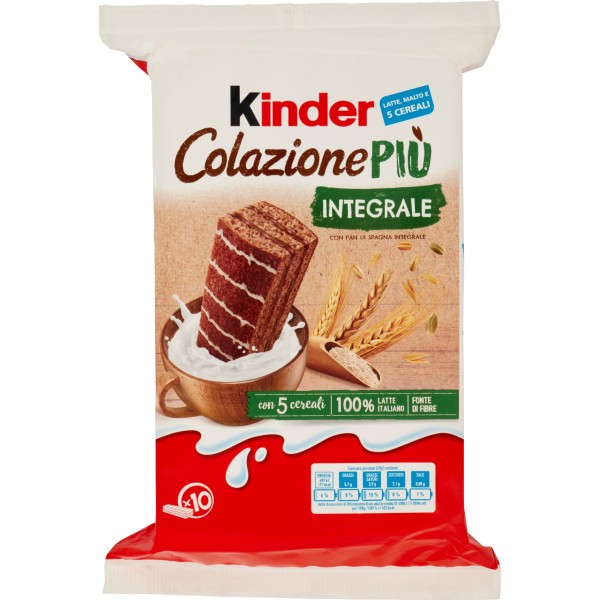 FERRERO KINDER COLAZIONE PIU'INTEGRALE T10        