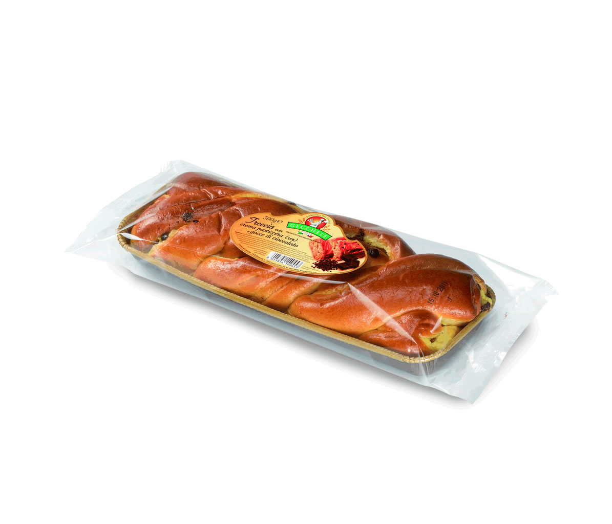 GECCHELE TRECCIA CREMA E CIOCCOLATO GR.300        