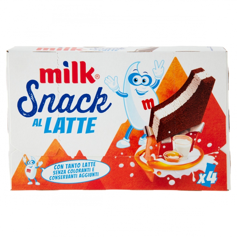 SNACK AL LATTE MILK T4X28GR.                      