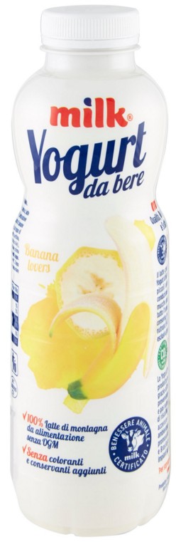 YOGURT MILK DA BERE GR.500 BANANA                 