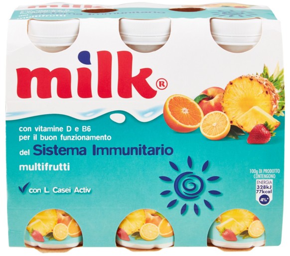 YOGURT MILK RINFORZO MULTIFRUTTO ML.100X6         