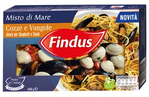 MISTO MARE COZZE/VONGOLE FINDUS GR.400            