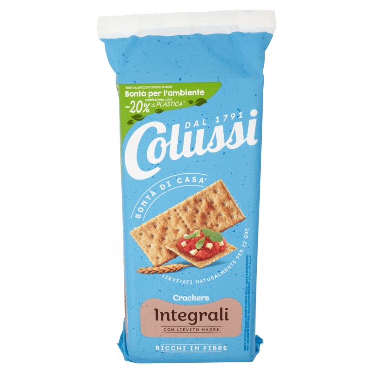 CRACKERS COLUSSI INTEGRALI GR.500                 