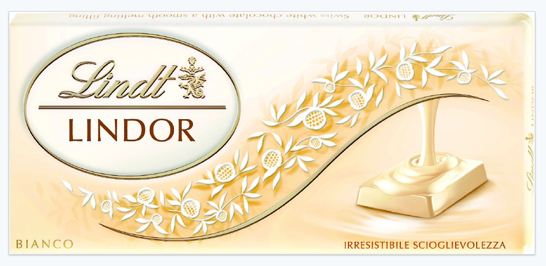 LINDT TAV.LINDOR BIANCO GR.100                    