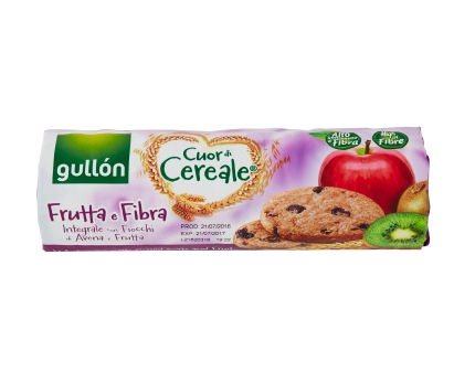 BISC.GULLON C.CEREALI FRUTTA GR300 TUBO           