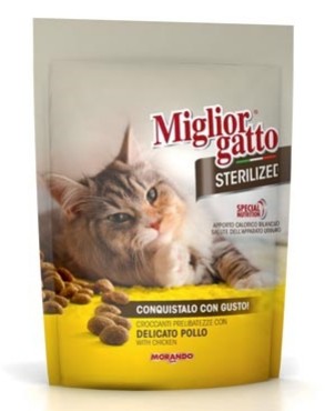 MORANDO GATTO CROCCANTINI POLLO STERILIZ.GR.400   