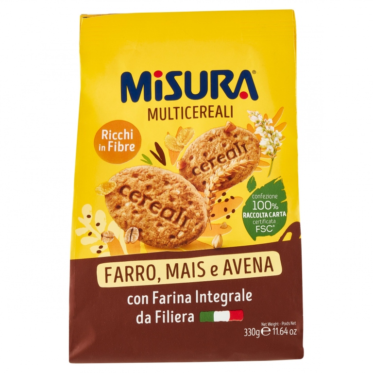 BISC. MISURA MULTIGRAIN S/OLIO PALMA GR.330       
